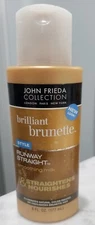 John Freida ~ Brilliant Brunette Runway Straight ~ Smoothing Milk ~ 6 oz