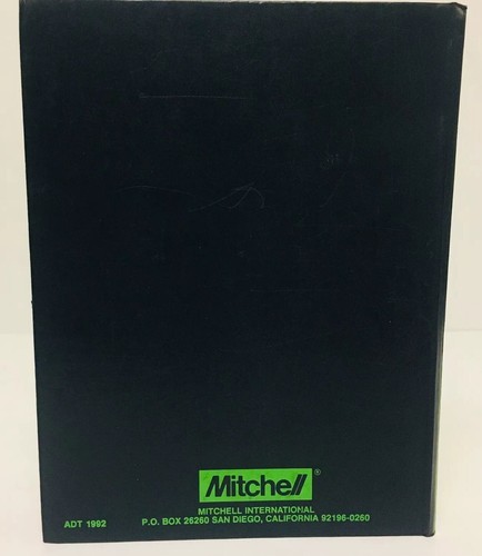 Vtg 1992 Mitchell Domestic Light Trucks Vans Service Repair Manual Ford GM Jeep - Picture 3 of 10