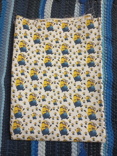 New Minion Dave Printed 100% Cotton Fabric 28x18 - Picture 1 of 4