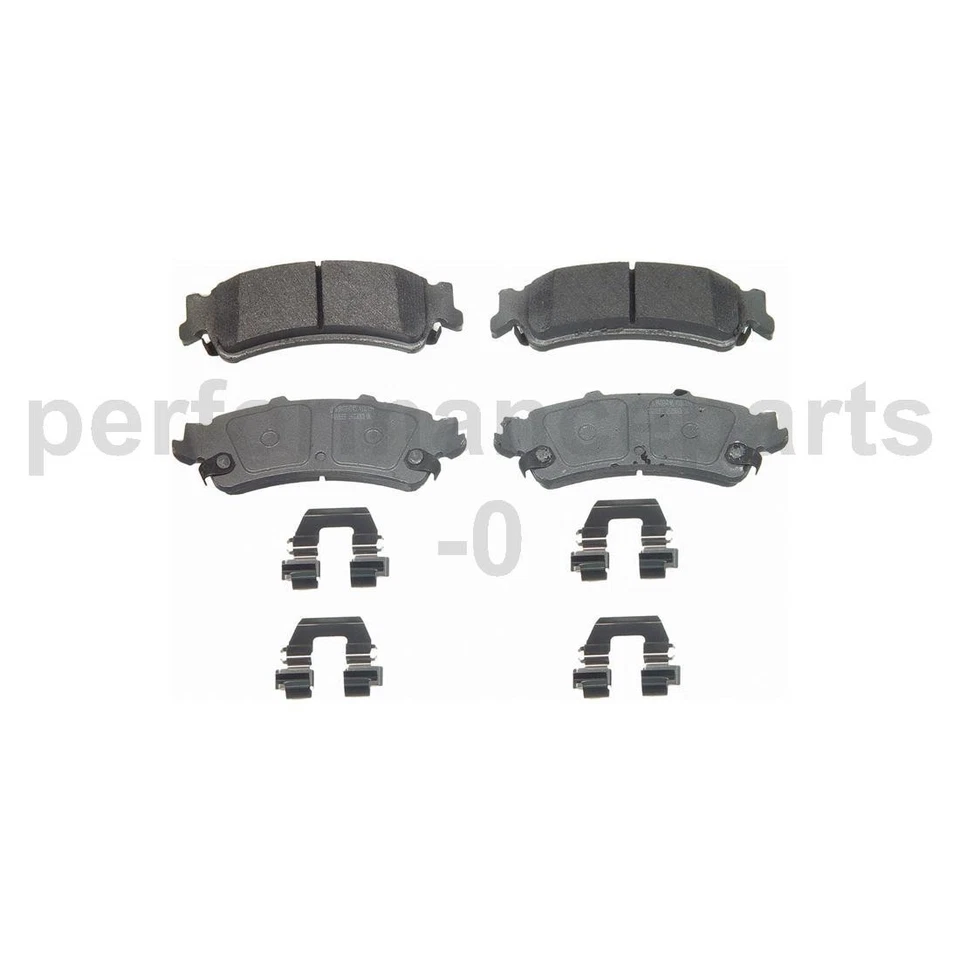 Juego de pastillas de freno de disco trasero rotor de freno de disco para Chevrolet Silverado 1500 2003-2007 Foto 4 de 4