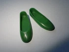 Vintage Barbie Skipper Doll Pair of Green Flats Shoes Japan