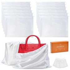 12 Pack Dust Bags for Handbags Travel Storage Pouch  Silk Cloth Bag