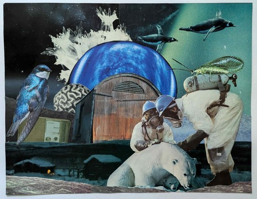 Dystopian Sci-fi Fantasy Artwork - Original Handmade Collages - Picture 12 of 16