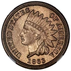 1863 Indian Cent - NGC MS 64 - Choice Brilliant Uncirculated