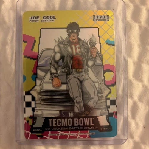 2026 Bo Jackson Battle Arena Tecmo Bowl Joe Cool (Joe Montana) Debut 80s Rad SSP