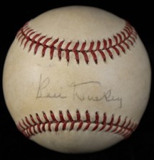 BILL DICKEY - AUTOGRAPHED SIGNED BASEBALL