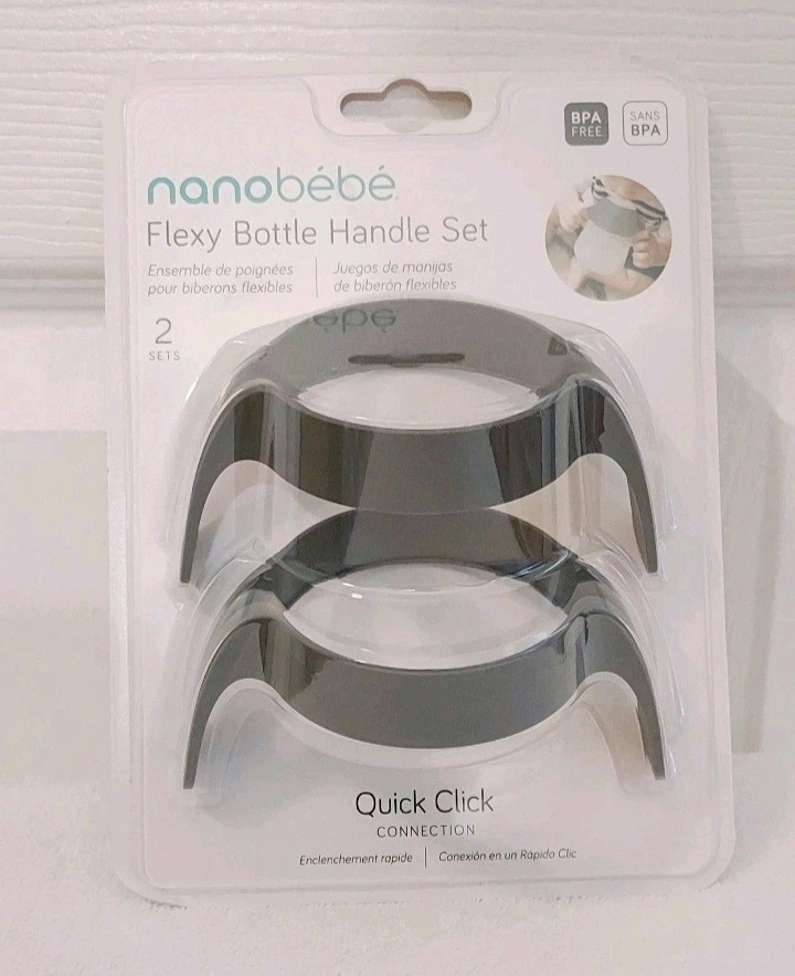NANOBEBE FLEXY BOTTLE HANDLE SET + BONUS ITEM