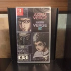 AXIOM VERGE & AXIOM VERGE 2  NINTENDO SWITCH Game LRG #123A 1 + 2 Double Pack