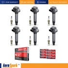 6 Ignition Coils & 6 Motorcraft Spark Plugs for Ford Explorer 2011-2017 3.5L V6
