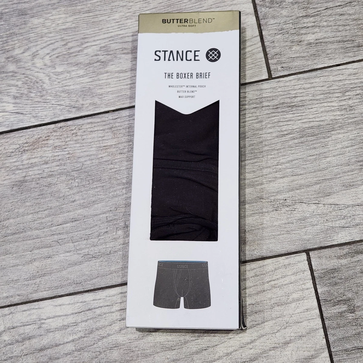 Stance Crosshatch Wholester Boxer Uomo – Nero, Taglia MD (Vita 31-34), Lavaggio A Mano, Design Creativo E Comfort