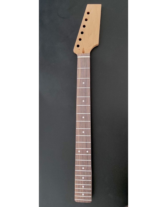 Manche Telecaster non verni en bois d'érable et touche palissandre paddle