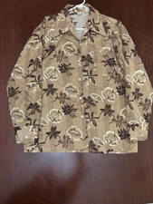 Men s Vintage LARGE 1970 s Long Sleeve Disco Shirt Made In USA