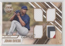 2017 Panini Elite Extra Edition Quad Materials Holo Gold 33/99 Johan Oviedo 2t7