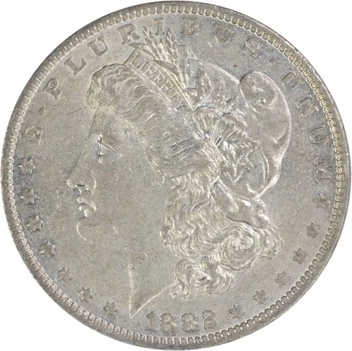 1882-O/S VAM 4 Morgan Silver Dollar AU Uncertified #235