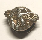 WWII WW2 US Army Military Honorable Discharge Ruptured Duck Lapel Button Pin