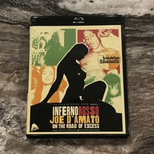 Inferno Rosso Joe D'amato On The Road of Excess 2021 Blu-ray Document Like New