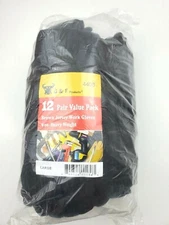 Pack of 12 Pair G&F 4408 Brown Jersey Work Gloves 9 oz Heavy Weight Size Large