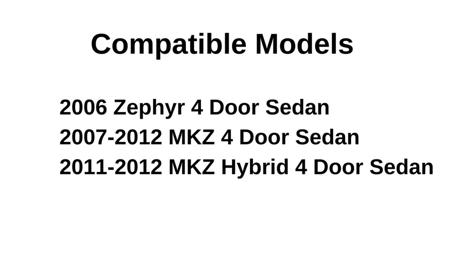 Fit 2007-2012 Lincoln MKZ & 2006 Zephyr Driver Left Front Door Window Glass - Изображение 2 из 4