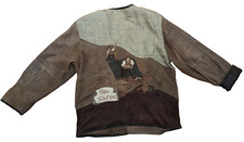 Sehr schöne Leder Trachtenjanker im Rustikalen-Stil Gr. 52