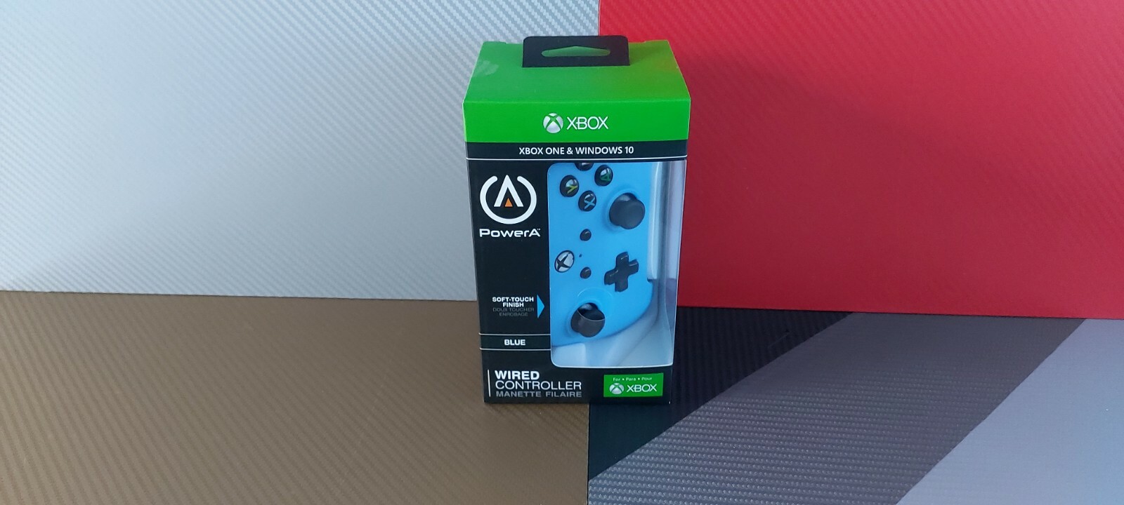 Manette filaire V3 bleue pour console Xbox One et PC Windows