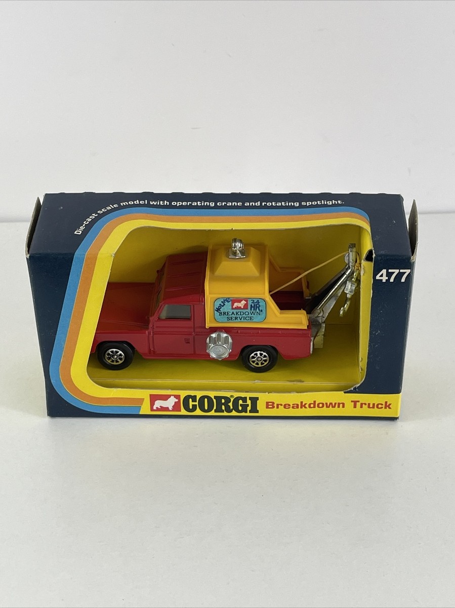 ミニカー CORCI TOYS CORGI #477 Breakdown Truck, LAND ROVER Model Toy Tow Truck