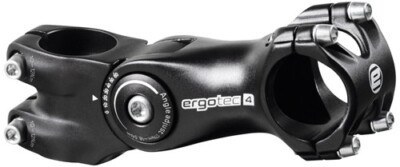 Ergotec Vorbau Octopus2 Ahead Ø 28.6mm LenkerØ 31.8 mm schwarz 125 mm