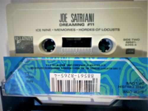 🎵LO-PRICE Joe Satriani Dreaming #11 Original Stereo Cassette Relativity RECORDS - Picture 5 of 6