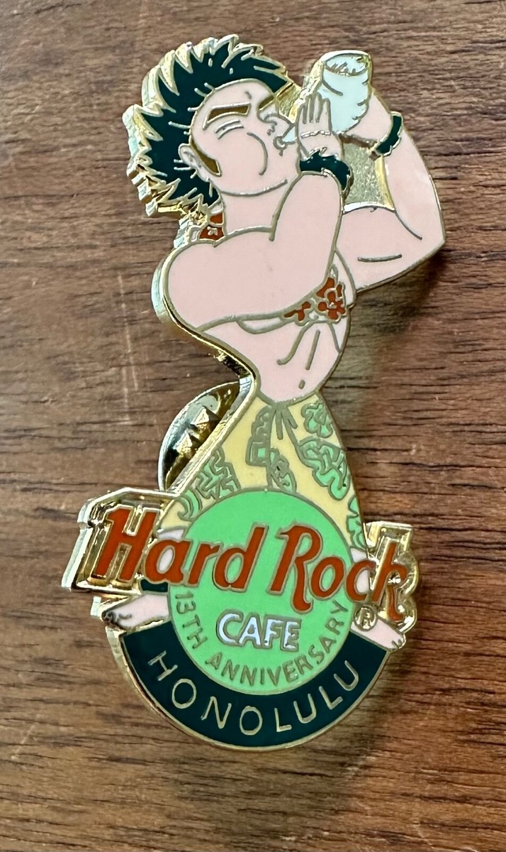 Hard Rock Cafe pin Honolulu 13th Anniversary - Hawaiian Blowing