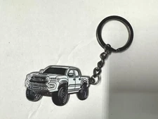 Tacoma Keychain for 2016–2022 3rd Gen | Metal Key Fob Cover | Truck Accessory
