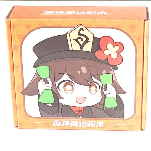 rzahuahu genshin anime model hu tao building brick set - 第 1/3 張圖片