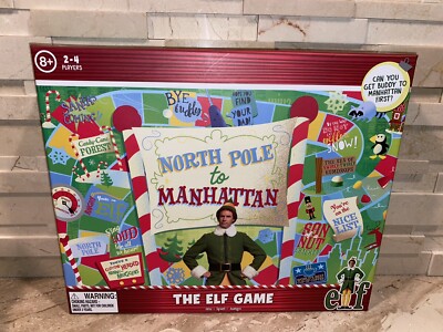 BUDDY THE ELF NORTH POLE TO MANHATTAN BOARD GAME