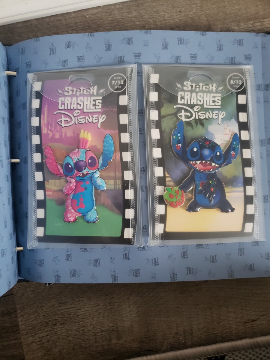stitch crashes disney complete pin set and book | eBay