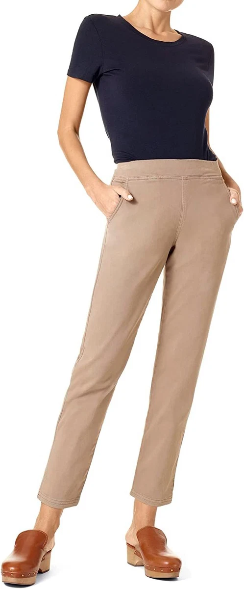 HUE Women's Soft Trouser Leggings with Functional Front Pockets