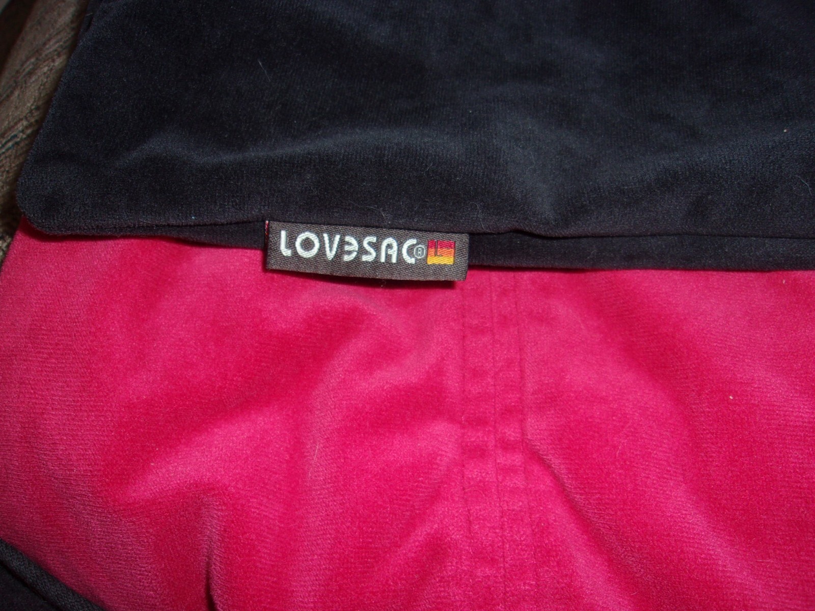 LOVESAC Black and Red Velvet pillow covers throw accent 17x17 set of 4