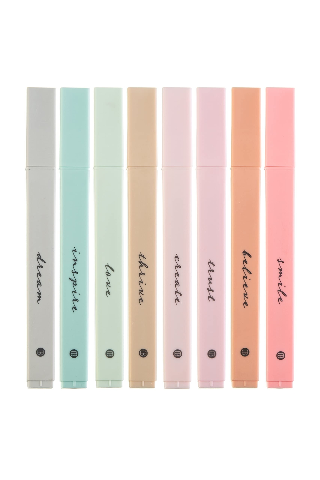 DIVERSEBEE Bible Highlighters with Soft Chisel Tip, 8 Pack Assorted Colors Pe...-image