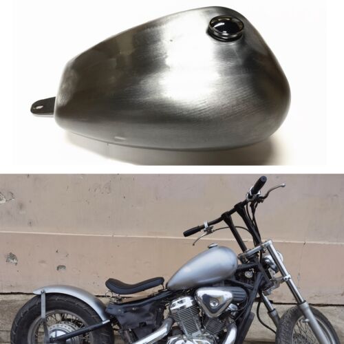 10L Motorcycle Petrol Gas Fuel Tank For Honda Steed400 600 Handmade 1 Set AU - Picture 1 of 12