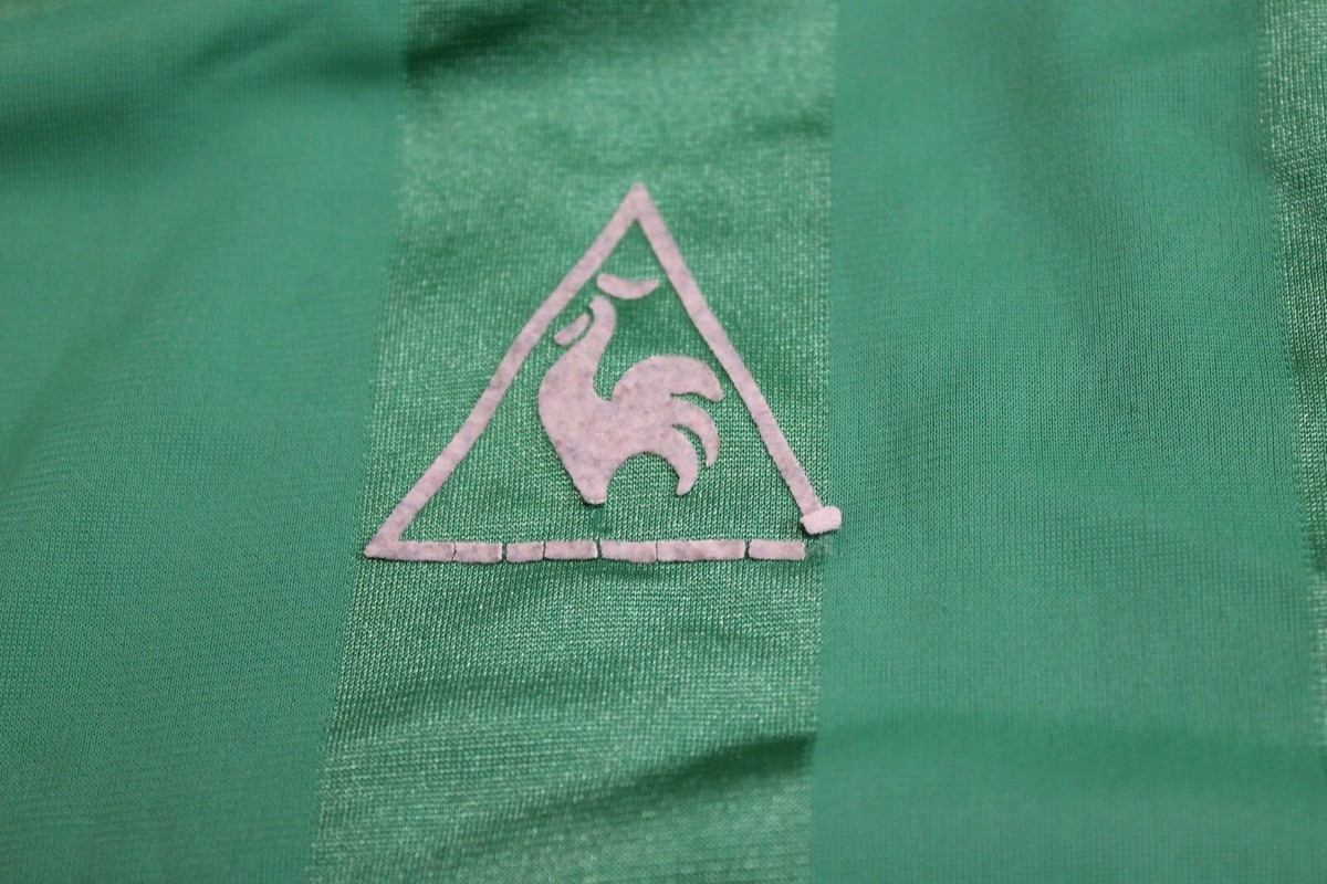 Le Coq Sportif Vintage Football Shirt Jersey Long Adult Soccer Size L #13 Green | eBay