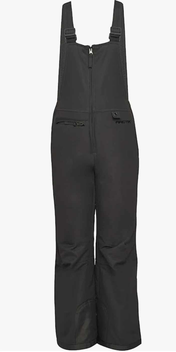 Arctix unisex-child Insulated Snow Bib Overalls Charcoal XS
