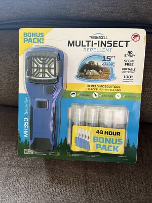 Thermacell Blue MR350 Mosquito & Multi-Insect Repellent Bonus Pack & Refills