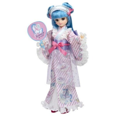 Licca-chan Doll LD-14 Eco-Neko Yukata Kimono Takara Tomy Japan NEW