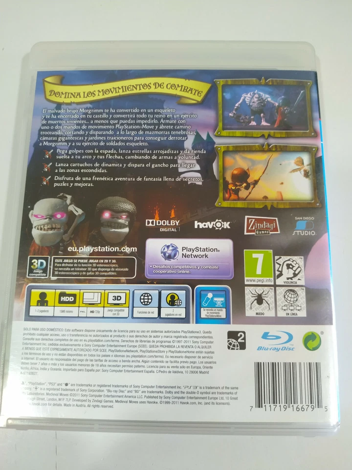 Medieval Moves - Juego PlayStation 3 PS3 Sony, foto 3 de 5