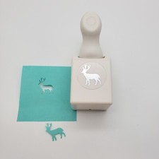 Martha Stewart Reindeer Buck Craft Paper Punch Scrapbook Felt Cardstock Thin Tin