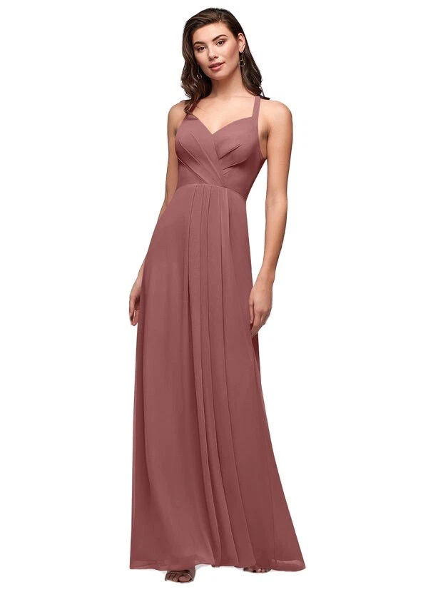 Azazie Alani Dusty Rose Bridesmaid Dress
