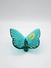 VINTAGE MARKED WATERFORD CRYSTAL BUTTERFLY SEAFOAM GREEN PAPERWEIGHT/FIGURINE !!