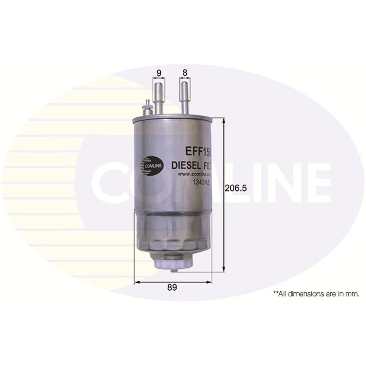 For Fiat Doblo 263 1.3 D Multijet Genuine Comline Fuel Filter