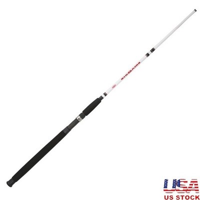 Medium Heavy Casting Rod 7ft Fishing Rod Durable Fiberglass 2 Piece Gear New