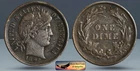 1892 Barber Dime, Extremely Fine+, Deeply Struck, Thick Feeling Planchet, C7963