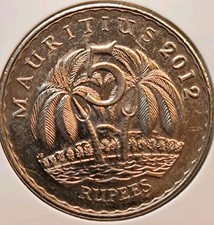 Mauritius - 5  Rupees 2012 In Sehr Schön Erhaltung#21/102