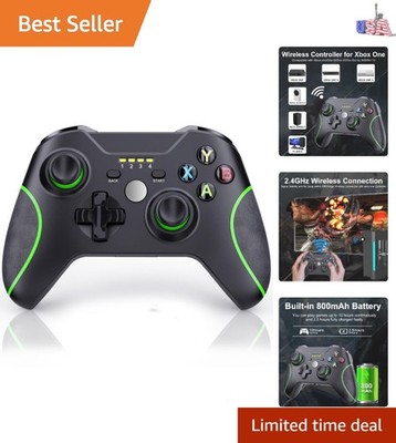 Compact Rechargeable Xbox One Gamepad with Audio Jack - Perfect for PC & Console