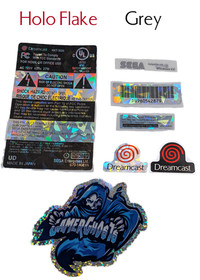 Sega Dreamcast Replacement Label / Decal Set - USA / CAN NTSC - VA0 / VA1 / VA2